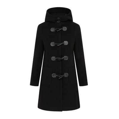 Women's Duffle Coat in Black