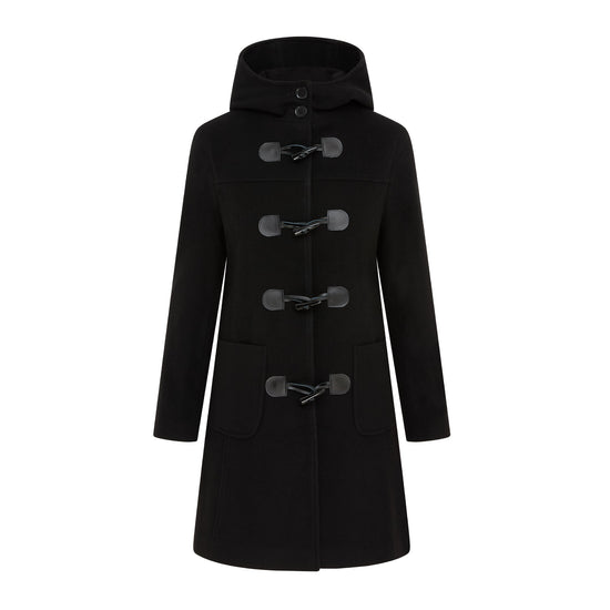 Women's Duffle Coat in Black