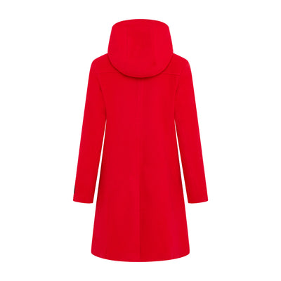 Women's Cashmere Duffle Coat in Red