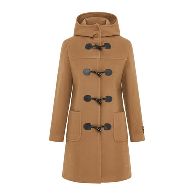 Ladies Duffle Coat in Camel