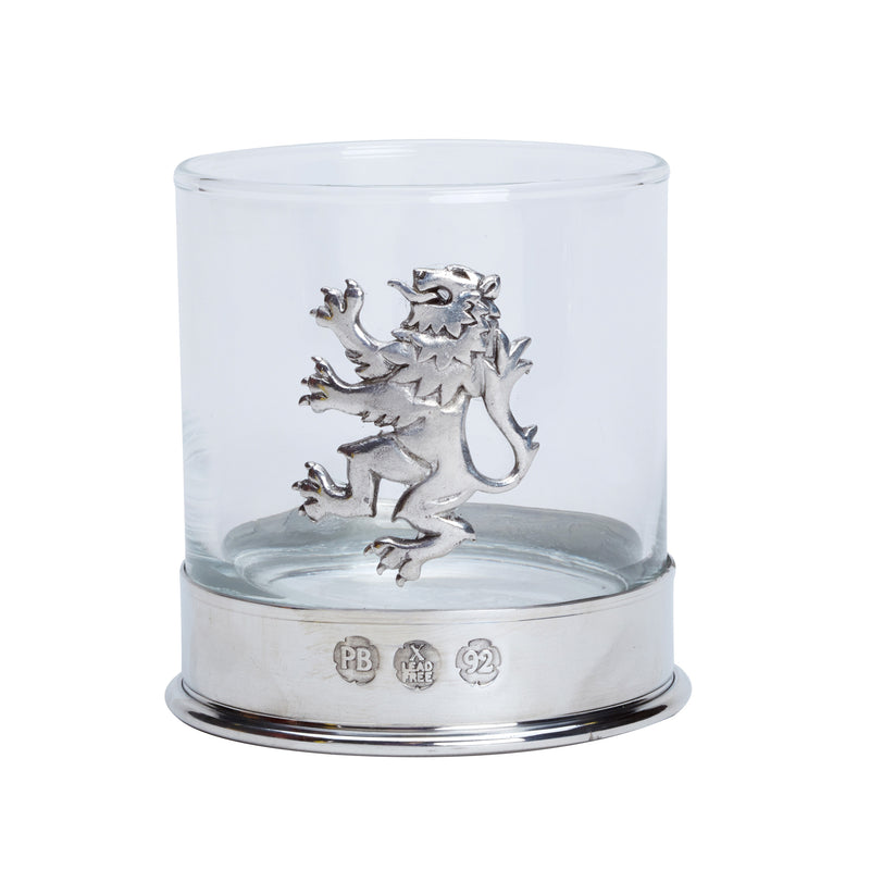 Whisky Glass - Lion Rampant Emblem