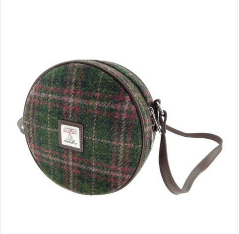 Harris Tweed Round Bag - Bannock