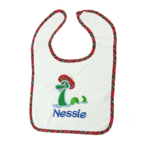 Embroidered Bib - Nessie with Tammy