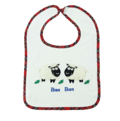 Embroidered Bib - Sheep Baa Baa