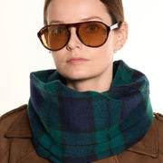 100% Cashmere Tartan Scarf by Edinburgh Cashmere (Unisex)