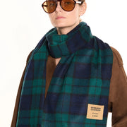 100% Cashmere Tartan Scarf by Edinburgh Cashmere (Unisex)