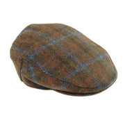 Harris Tweed Tartan Flat Cap - One Size