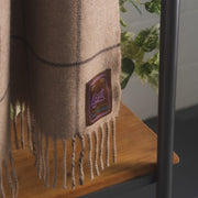 Scottish Made Natural Cashmere Throw - 3 Colours by Lovat Mills