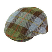 Harris Tweed Tartan Flat Cap - 5 Sizes