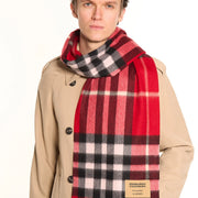 100% Cashmere Tartan Scarf by Edinburgh Cashmere (Unisex)