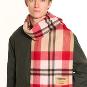 100% Cashmere Tartan Scarf by Edinburgh Cashmere (Unisex)