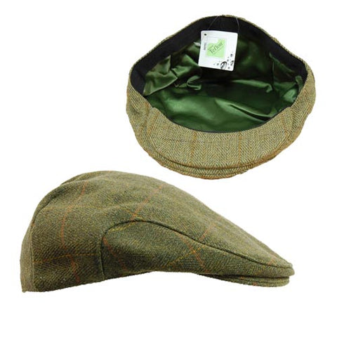 Game Tweed Flat Cap - 6 Sizes
