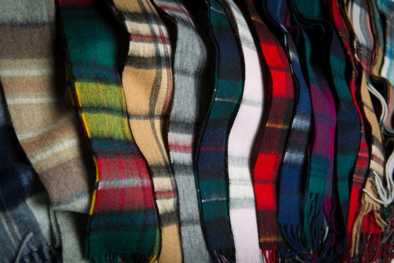 Glenmore 100% Lambswool Tartan Scarf - Buchanan Antique