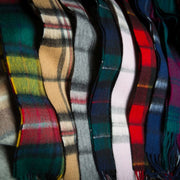 Glenmore 100% Lambswool Tartan Scarf - Old Town Mulberry