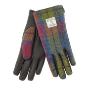 Harris Tweed Brown Leather & Harris Tweed Gloves