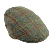 Harris Tweed Tartan Flat Cap - One Size