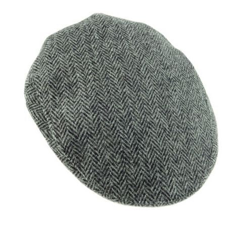 Harris Tweed Tartan Flat Cap - One Size