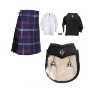 Childrens 3 Piece Kilt Outfit - 3 Tartans