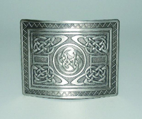 Highland Swirl Belt Buckle - Antique Finish