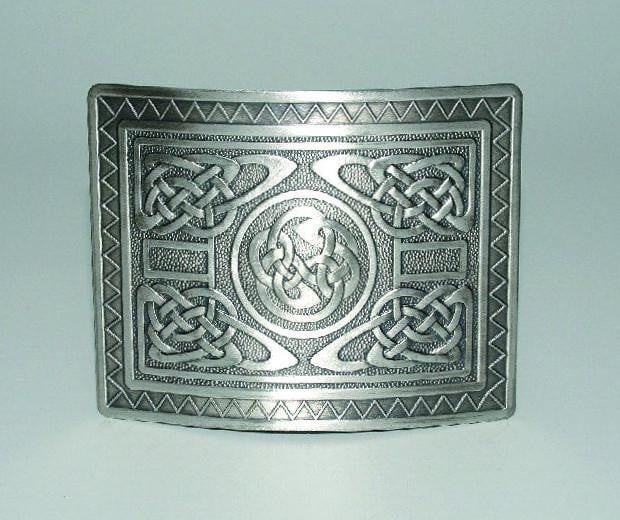 Highland Swirl Belt Buckle - Antique Finish