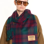 100% Cashmere Tartan Scarf by Edinburgh Cashmere (Unisex)