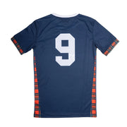 Men's Navy with Royal Stewart tartan Scotland Football Top