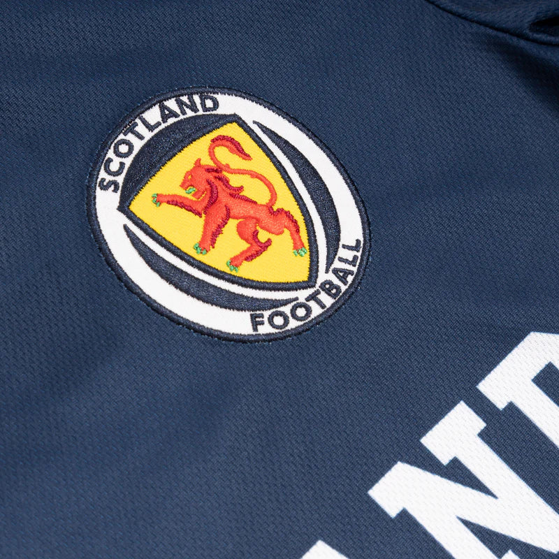 Men's Navy with Royal Stewart tartan Scotland Football Top