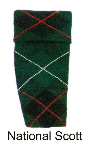 Luxury Kilt Hose - Clansman Full Argyle - National Scott