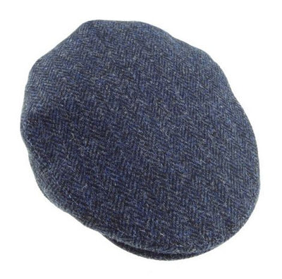 Harris Tweed Tartan Flat Cap - One Size