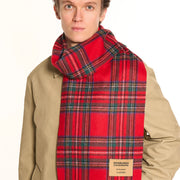 100% Cashmere Tartan Scarf by Edinburgh Cashmere (Unisex)
