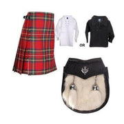 Childrens 3 Piece Kilt Outfit - 3 Tartans