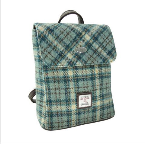 Harris Tweed Mini Backpack - Tummel