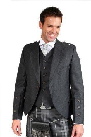 Charcoal Tweed Crail Jacket