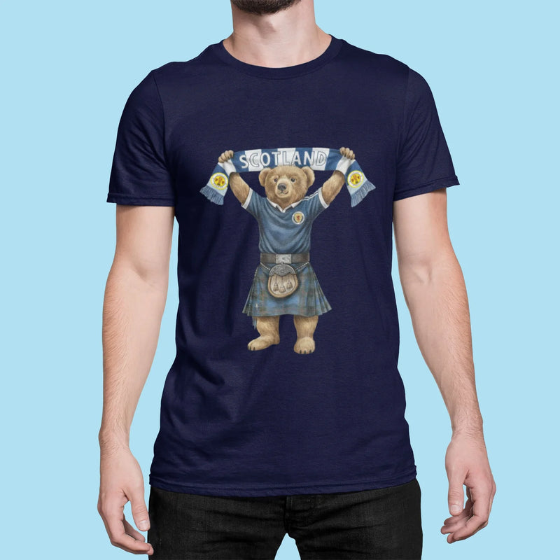 Unisex Scotland Football World Cup Top - World Cup Bear