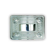 Celtic Knot Belt Buckle - Chrome Finish