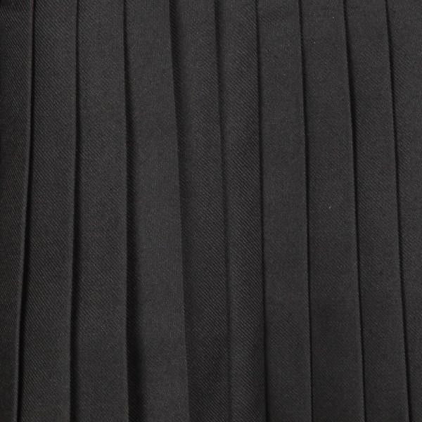 Men's Kilt, 8 Yard Polyviscose - Plain Black