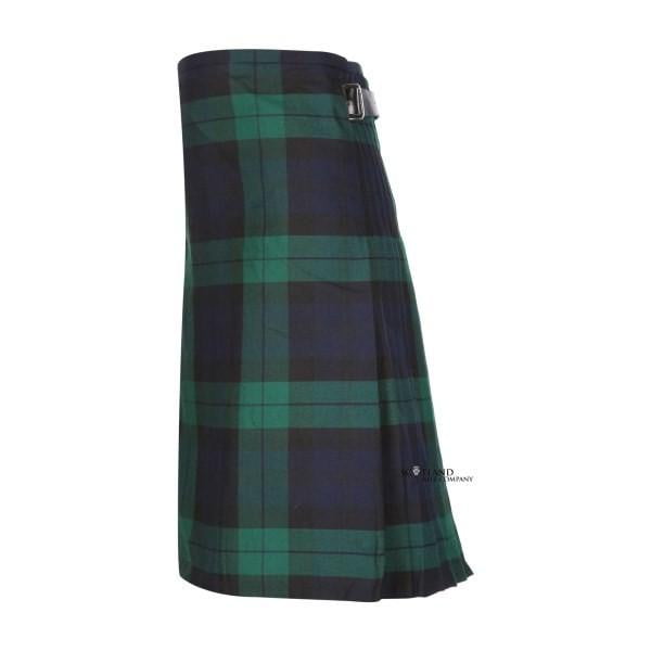 Men's Kilt, 8 Yard Polyviscose - Black Watch Modern