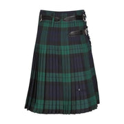 Men's Kilt, 8 Yard Polyviscose - Black Watch Modern