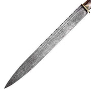 Damascus Steel Dirk with Horn Handle