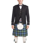 Economy Argyle Jacket Kilt Outfit with 8 Yard 16oz Bespoke Wool Kilt - Made to Order