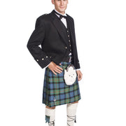 Economy Argyle Jacket Kilt Outfit with 8 Yard 16oz Bespoke Wool Kilt - Made to Order