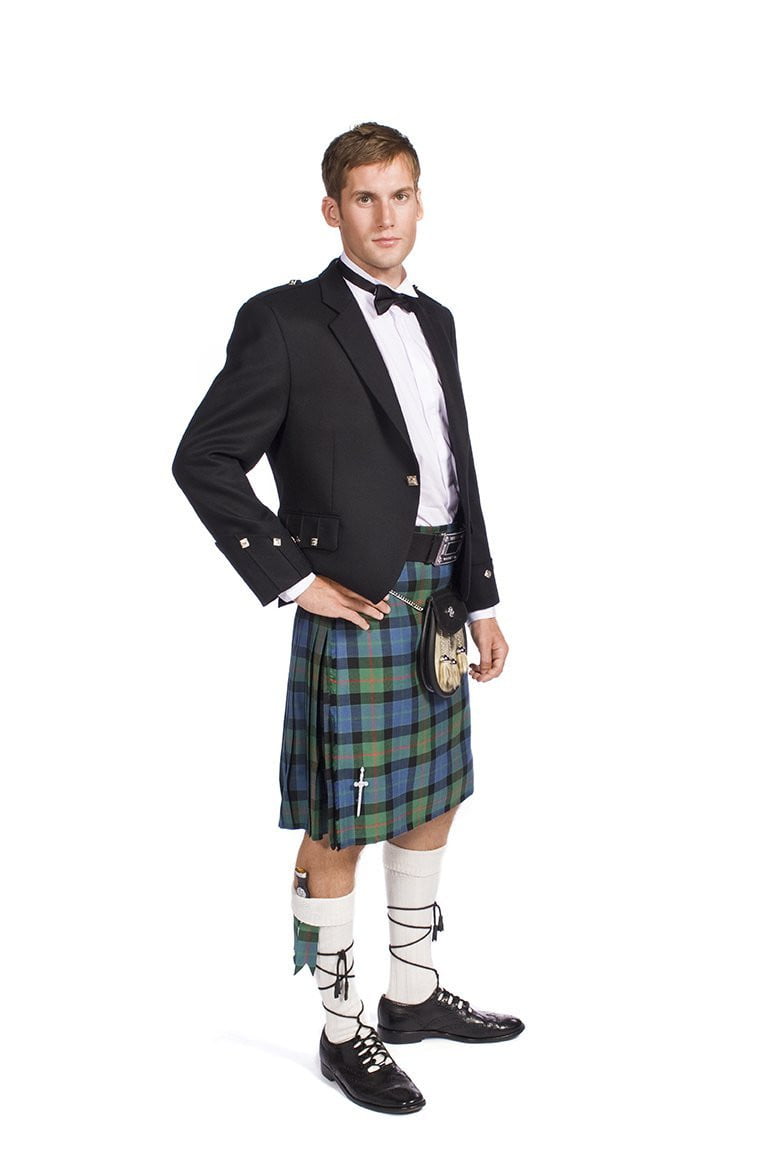 Traditional Argyle Jacket Kilt Outfit with 16 oz 8 yard Made to Order Kilt