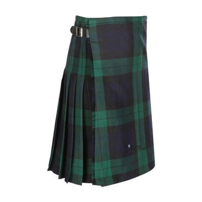 Boys Casual Polyviscose Kilt - Black Watch