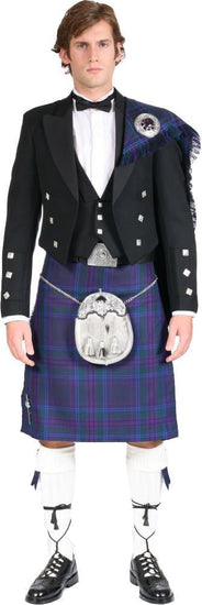 Men's Traditional Kilt, 100% Wool, 16oz, 8 yard - Made to Order