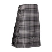 Men's Kilt, 8 Yard Polyviscose - Hamilton Grey