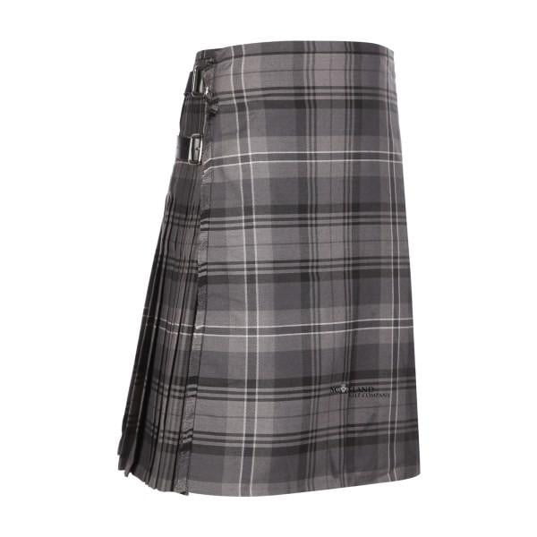 Men's Kilt, 8 Yard Polyviscose - Hamilton Grey