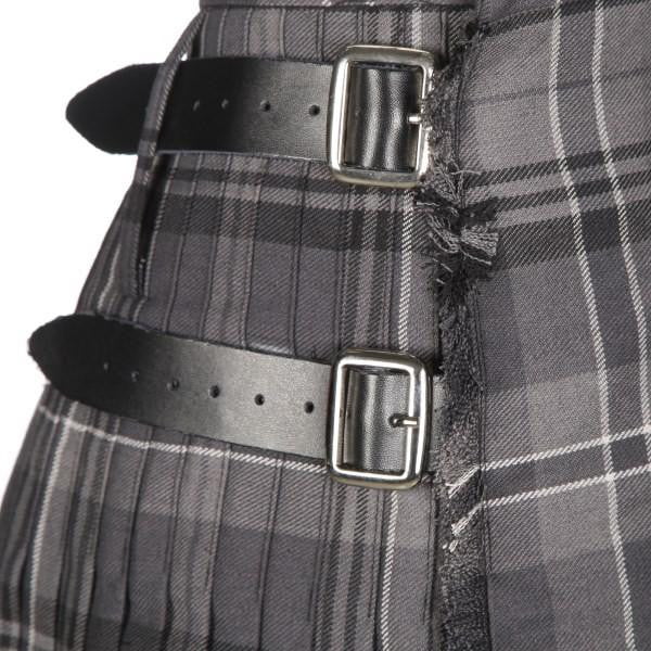 Men's Kilt, 8 Yard Polyviscose - Hamilton Grey