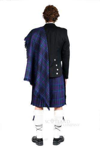 Luxury Prince Charlie Jacket Outfit with 8 Yard 16oz Lochcarron Strome Kilt