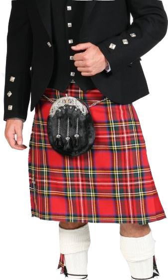 Men's 8 Yard Kilt - 13oz Lochcarron Braeriach Mediumweight Wool - Made To Order