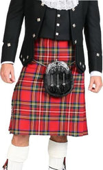 Men's 8 Yard Kilt - 13oz Lochcarron Braeriach Mediumweight Wool - Made To Order